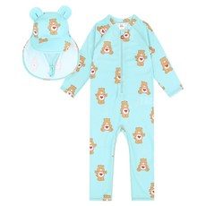 Care Bears 兒童款 Care Bears 泳衣 + 護頸遮陽帽套裝