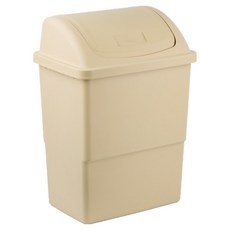 바이굿즈 와이드 종량제 대용량 쓰레기통 75L, 베이지