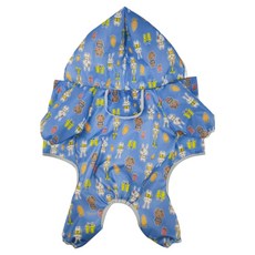 Yoreungae 寵物全方位防水雨衣, 1個, 02 胡蘿蔔兔