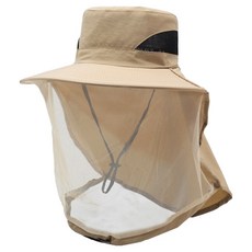 그린허그 양봉 방충 모자 베이지, 1개