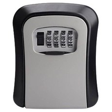 鋁全金密碼鎖防盜鑰匙盒 一般款, 灰色, 1個