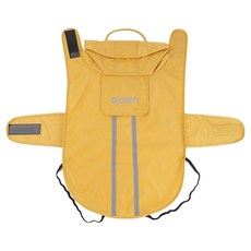 Yoreungae 寵物雙條紋螢光綁帶雨衣, 1個, 02 黃色