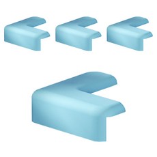 ING Market 四季桌角防撞 31, 天藍色, 4個