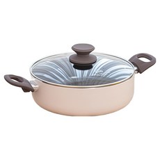 Nordic Kitchen 奶油色IH電磁爐陶瓷砂鍋, 1個, 24cm, 米色