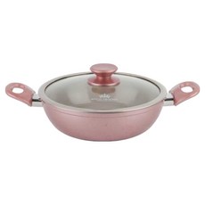 Nordic Kitchen Bellosa IH 電磁陶瓷砂鍋, 1個, 玫瑰金, 24cm