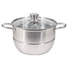 Nordic Kitchen IH不鏽鋼蒸湯鍋, 1個, 24cm