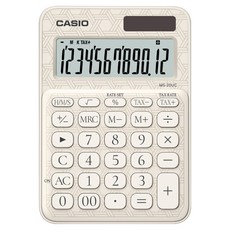 CASIO 卡西歐 彩色計算機 圖案版 限定版 MS-20UC-J, 1個, 竹香 白色
