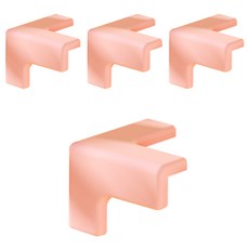 ING Market 四季桌角防撞 34, 粉紅色, 4個