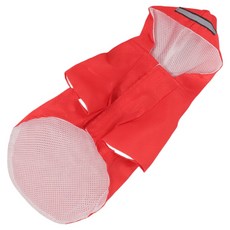 Yoreungae 寵物單色螢光雨衣, 1個, 02 紅色