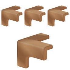 ING Market 四季桌角防撞 35, 棕色, 4個