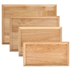 Roebenhoff 方形託盤, 1套, 木質