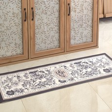 벨유로 PVC 주방 발매트, 모란, 1개