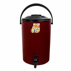 zushiang 日象 保冰保溫茶桶, 15L, 酒紅色, 1個