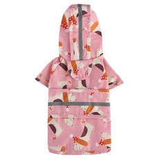 狗狗寵物可愛角色防水雨衣, 1個, 03 狗狗