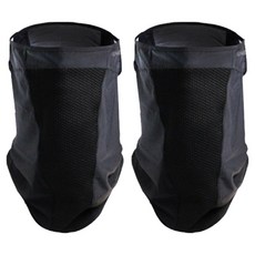 SNBRO 霜降網眼涼感多功能面罩, 黑色, 2個