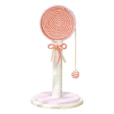 棒棒糖貓抓柱, 1個, 粉色