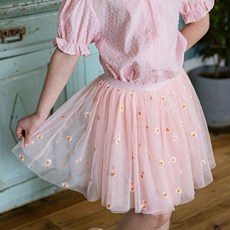 Bebezoo 女童花卉紗裙內搭褲