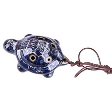 Airoc 烏龜陶笛, 1個, 藍色, 單一商品
