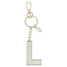 ING Market ing 奢華高品質字母商品鑰匙圈 L, 1個, 混合顏色