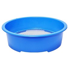 不鏽鋼脫豆篩網 天空藍, 1個