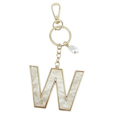 ING Market ing 奢華高品質字母商品鑰匙圈 W, 1個, 混合色