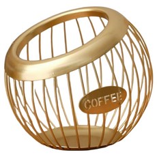 J.Queens Nespresso Vertuo 膠囊收納多用途一般碗型托盤, 金色