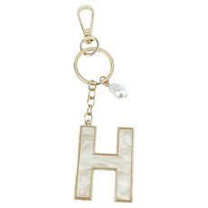 ing 럭셔리 고품격 알파벳 굿즈 키링 H, 혼합색상, 1개