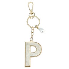 ING Market ing 奢華高品質字母周邊商品鑰匙圈 P, 1個, 混合色