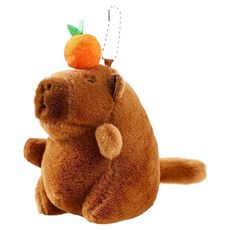 mariforet 水豚轉動尾巴鑰匙圈, 1個, 棕色