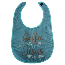 뉴실버 어르신 환자 성인 식사 방수 커버 세면 턱받이 60 x 40 cm, 그린, 1개