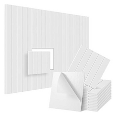 Nalli Sisters 自黏式隔音防音吸音板 30cm x 30cm x 9mm, 白色, 12個