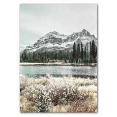 Paradaiso PDS居家裝飾 嫩綠中的迴響 室內設計帆布海報 C