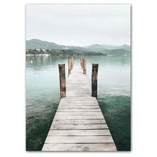 Paradaiso PDS家居裝飾 嫩綠中的回響 室內設計帆布海報 B