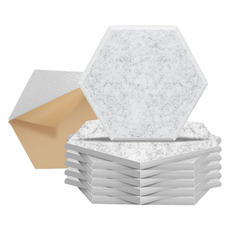 Nalli Sisters 黏貼式DIY隔音吸音材 30cm x 26cm x 9mm, 灰色, 12個