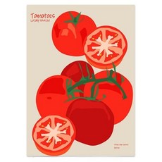 파라다이소 홈데코 빈티지 테이블 감성 컬렉션 인테리어 캔버스 포스터 E형