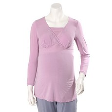 MOTHERPIA 孕婦專用九分袖附罩杯上衣 RLG6018C