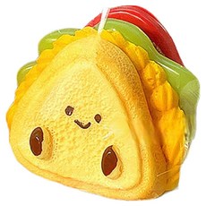 토브라인 한겹한겹 쫀득이 빵떡말랑이 스퀴시, 혼합색상, 1개