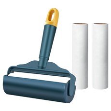 일상나눔 사선 컷팅 테이프 클리너 핸들 본품 + 테이프 리필 2p 세트 블루, 1세트