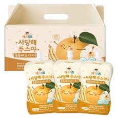 유기농마루 예스키즈 사당해 주스야 통통 배도라지 주스, 80ml, 20개