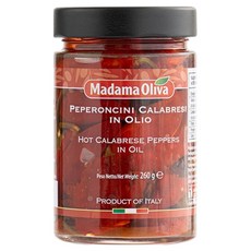 MADAMA OLIVA 辣味卡拉布里亞辣椒, 260g, 1個