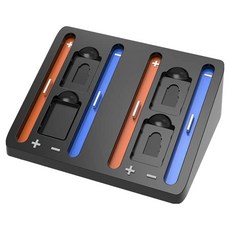 HOHOO 任天堂 Switch 2 Joy-Con 充電座 Flex Dock 支架 底座, 黑色, 1個, 單一商品