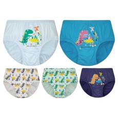 arnaldo bassini 男童叮咚噹小恐龍三角內褲5件組