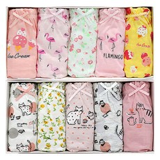 Body Kids 女童天使下午茶三角內褲10件組