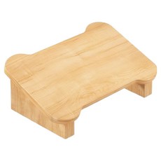 통근창고 1단 발 받침대 340 x 240 x 140 mm, 원목