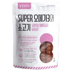 드룰푸드 강아지 슈퍼오메가3와 소고기 간식, 120g, 1개, 소고기맛