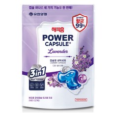 HAPPYHOME 強力膠囊 Triple Pro 薰衣草香洗衣精, 1個, 32入