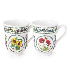 PORTmeIRION 波特玫琳恩 New Variation 鐘形馬克杯 280ml, 2個, 隨機出貨