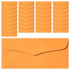 투영디자인 색지 용돈봉투, 오렌지, 50개