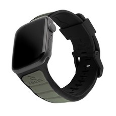 UAG X RIP CURL Apple Watch 雙色矽膠運動錶帶, 鈦灰黑, 1個