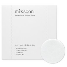 mixsoon 化妝水圓形棉片, 240枚入, 1個